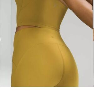 Olive green Lululemon InStill High Rise Tight